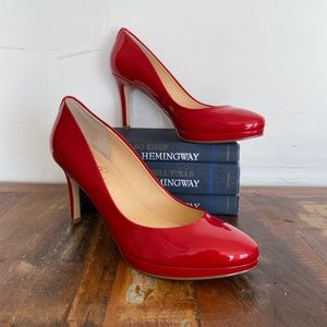 Ivanka Trump Red Patent Leather Pumps